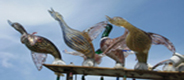 murano glass birds