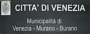 municipality sign
                        venice murano burano