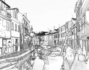 Burano coloring page 3
